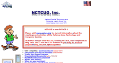 Desktop Screenshot of nctcug.org
