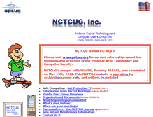 Tablet Screenshot of nctcug.org